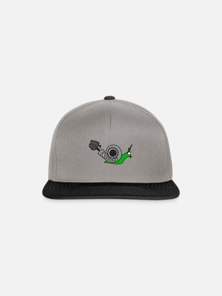 boosted turbo snail - Snapback Cap - Graphit/Schwarz