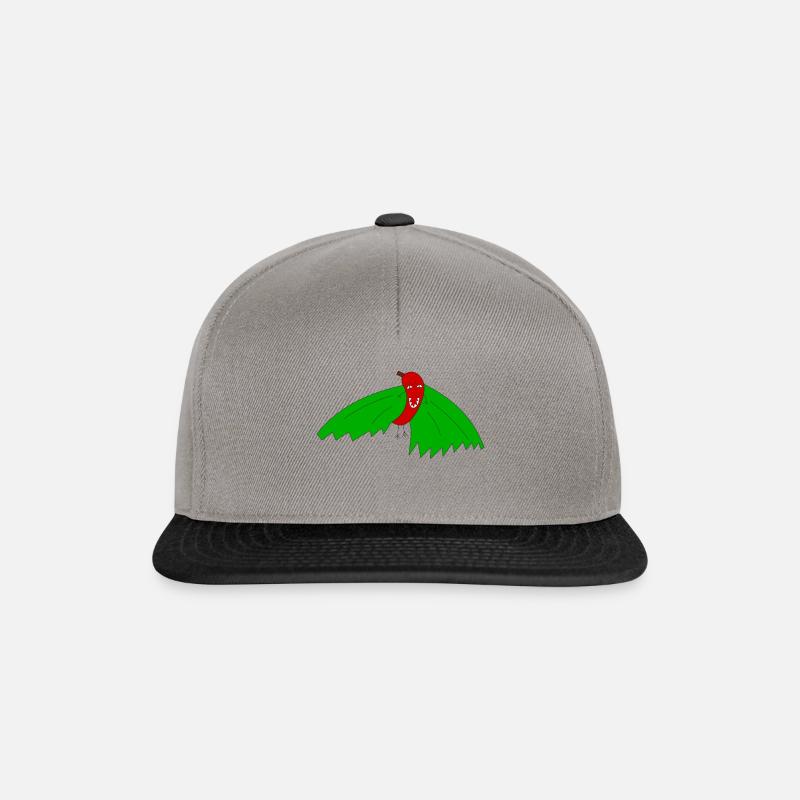 Chilliman farbig - Snapback Cap - Graphit/Schwarz