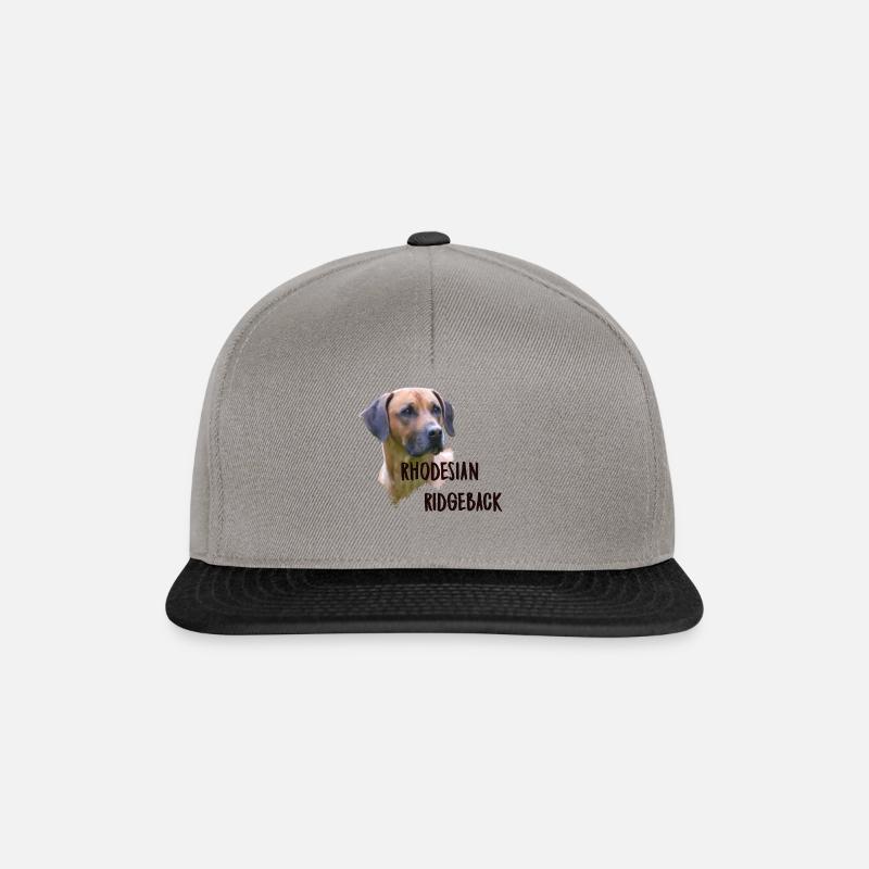 Rhodesian Ridgeback - Snapback Cap - Graphit/Schwarz