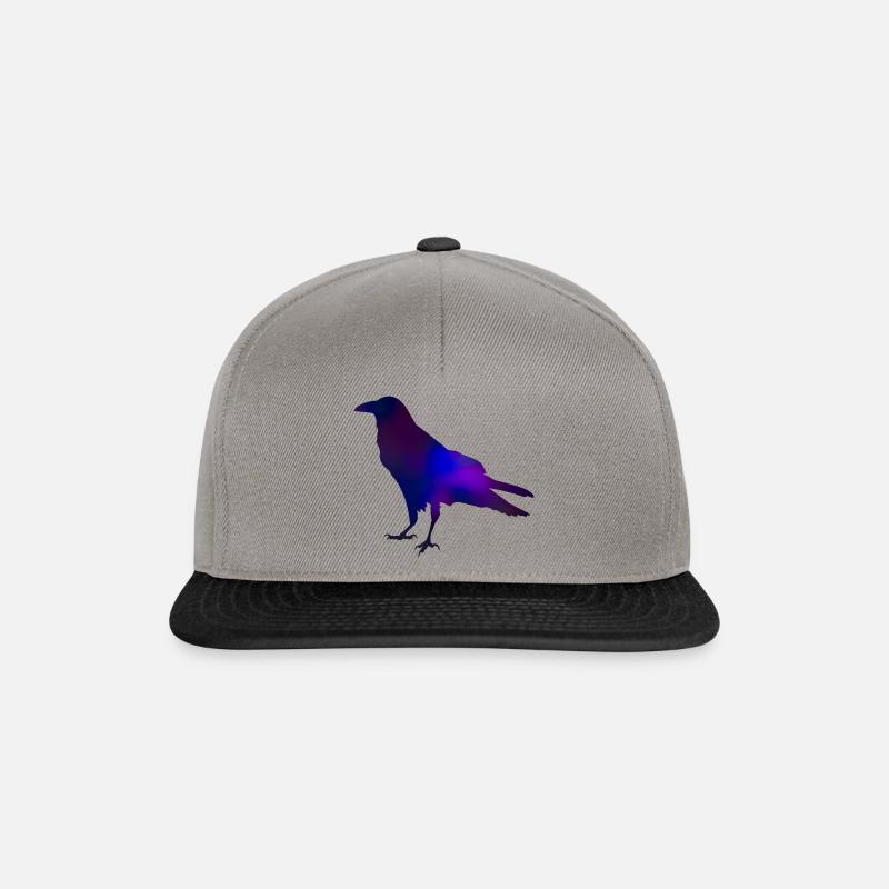 Galaxy Crow - Casquette snapback - gris graphite/noir