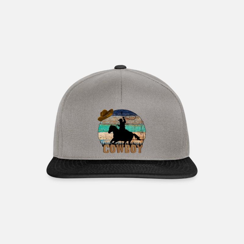 Cowboy - Snapback Cap - Graphit/Schwarz