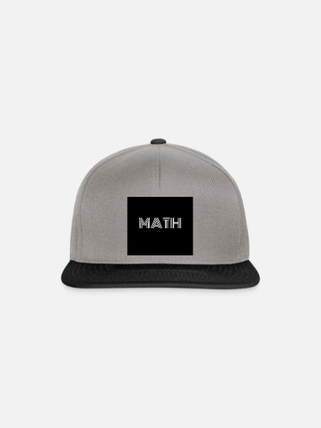 Mathematik - Snapback Cap - Graphit/Schwarz
