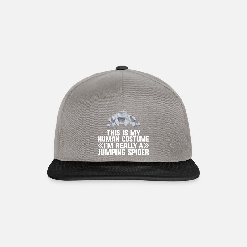 Pet Owner Lifestyles Springende Spinnen Sammlungen - Snapback Cap - Graphit/Schwarz