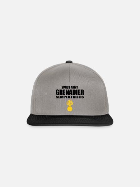 Grenadier - Snapback Cap - Graphit/Schwarz