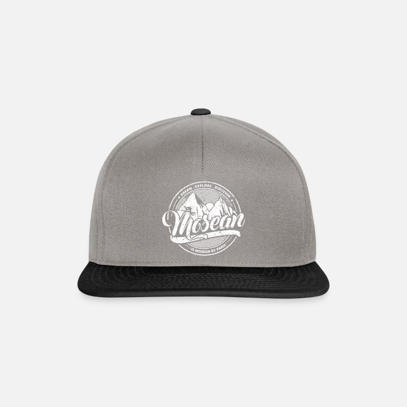 Dream explore discover MBP - Snapback Cap - graphite/black