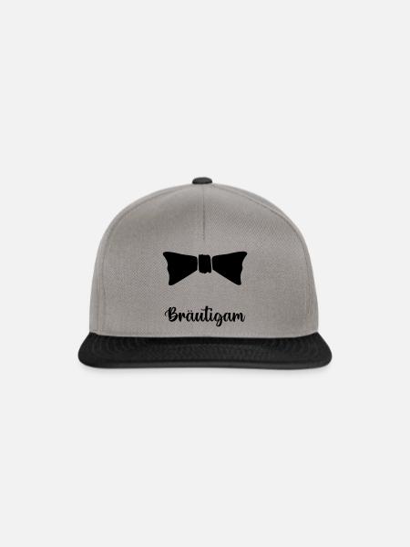 fliege braeutigam - Snapback Cap - Graphit/Schwarz