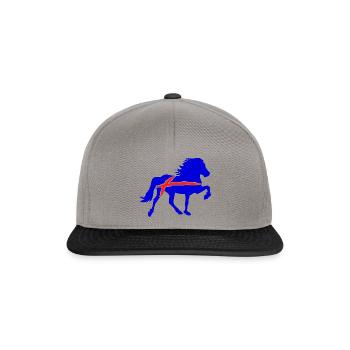 Töltender Icelander - Snapback Cap - graphite/black - Front