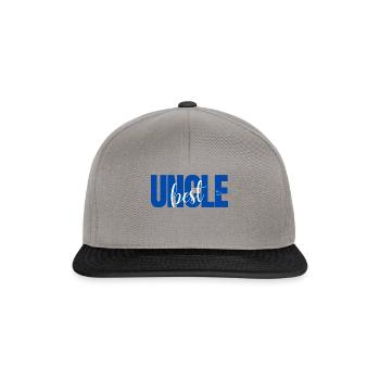 Best Uncle Best Uncle Gift Idea - Snapback Cap - graphite/black - Front