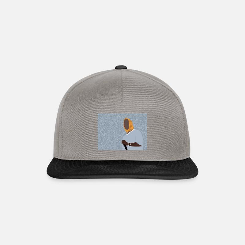 Asap Rocky - Snapback Cap - graphite/black