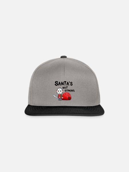 Jason Santa's not coming - Snapback Cap - Graphit/Schwarz