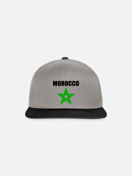 Marokko - Snapback Cap - Graphit/Schwarz