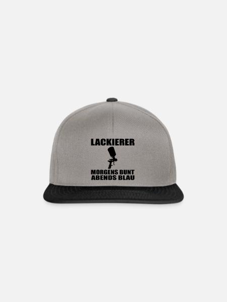 Lackierer - Snapback Cap - Graphit/Schwarz