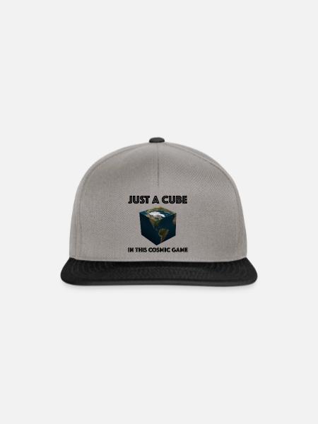 Nur ein Würfel in diesem kosmischen Spiel - Snapback Cap - Graphit/Schwarz