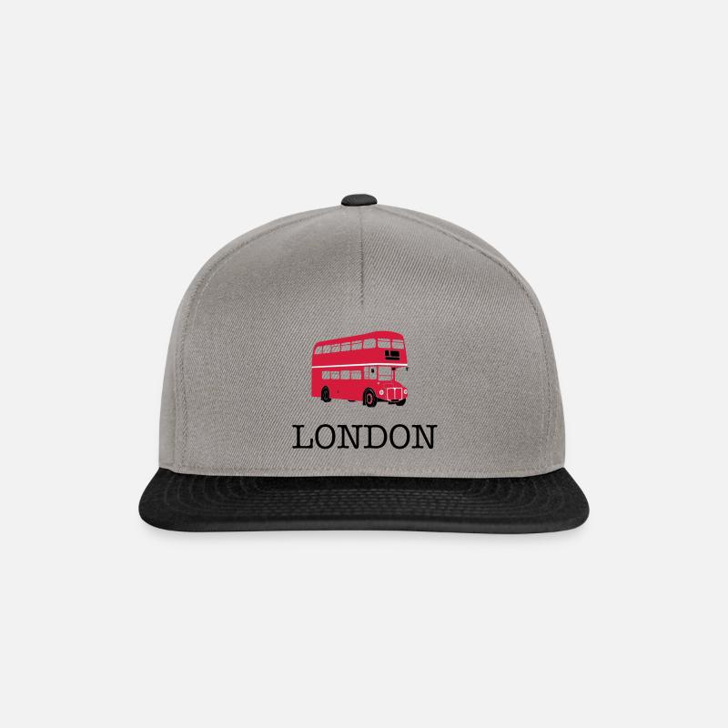 London - Snapback Cap - Graphit/Schwarz
