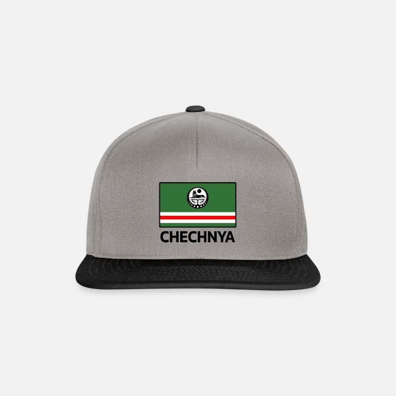 Chechnya Chechen Tschetschenien Tschetschene Flag - Snapback Cap - graphite/black