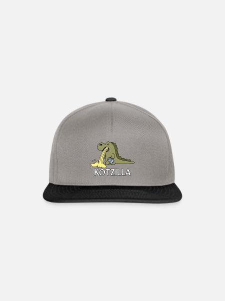 Kotzilla - Snapback Cap - Graphit/Schwarz