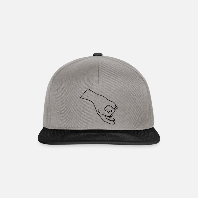 Regardez! - Casquette snapback - gris graphite/noir