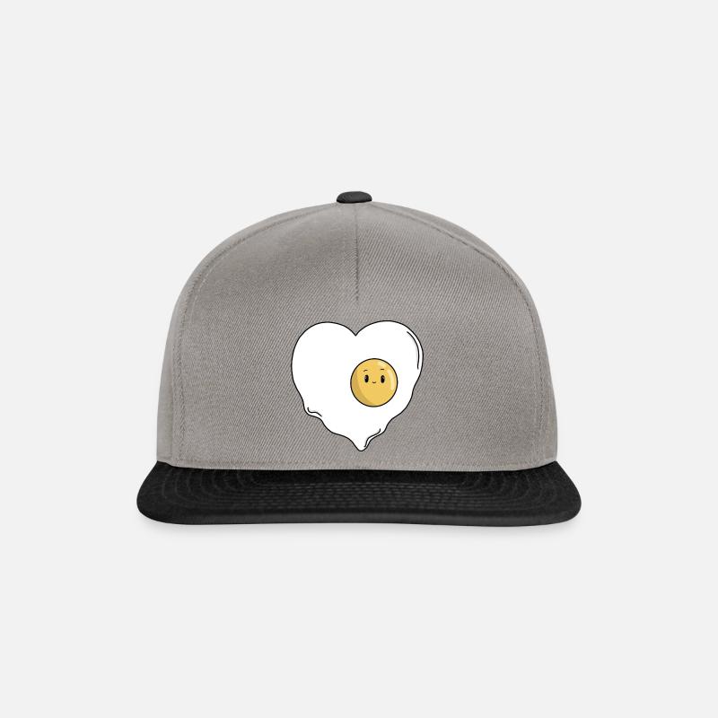 Love Eggs - Snapback Cap - graphite/black