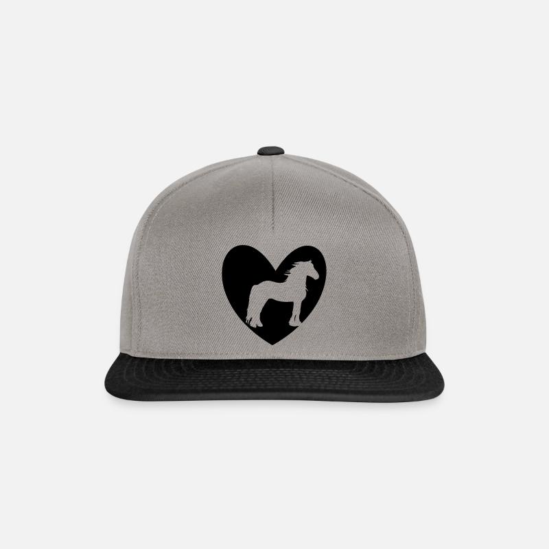 Frisian Heart5 - Snapback Cap - graphite/black