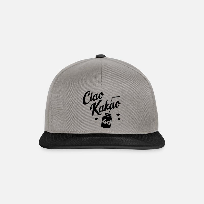 Diplômé de la classe 4d - Casquette snapback - gris graphite/noir