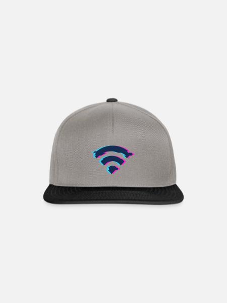 W-Lan - Snapback Cap - Graphit/Schwarz