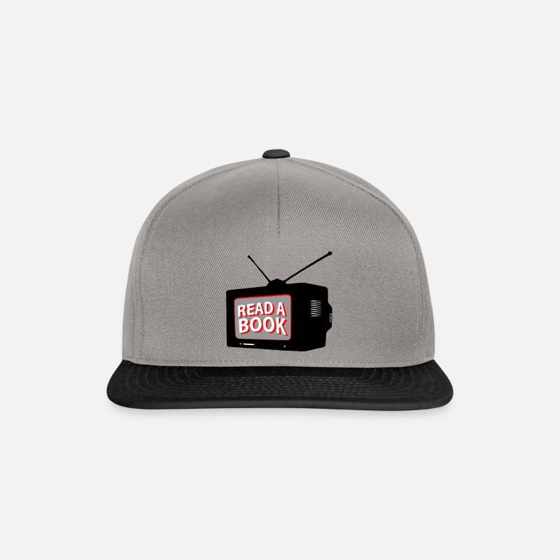 Read a Book - Snapback Cap - Graphit/Schwarz