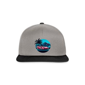 1980 LAMBO - Snapback Cap - Graphit/Schwarz - Vorne