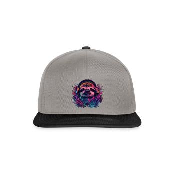 Music Headphone Dance - Snapback Cap - graphite/black - Front