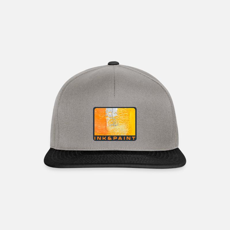 INK PAINT SINGLE ESPOSITION F - Snapback Cap - Graphit/Schwarz