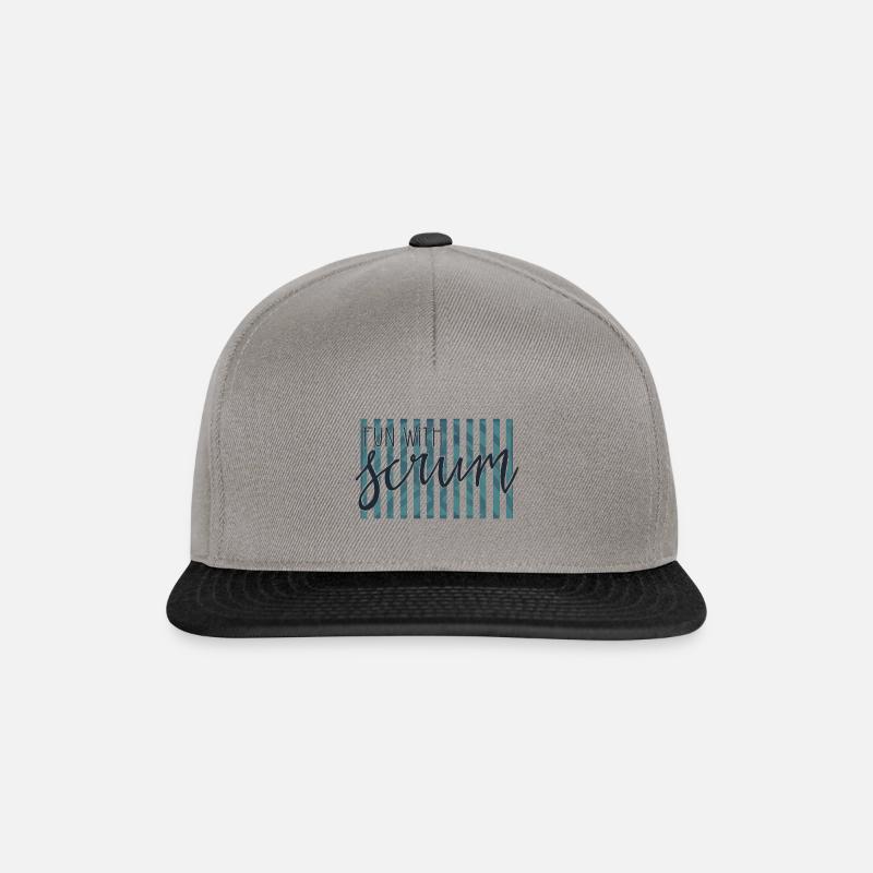 Fun with Scrum - Snapback Cap - Graphit/Schwarz