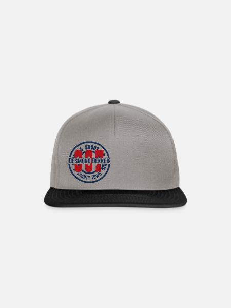 Desmond Dekker 007 - Snapback Cap - Graphit/Schwarz