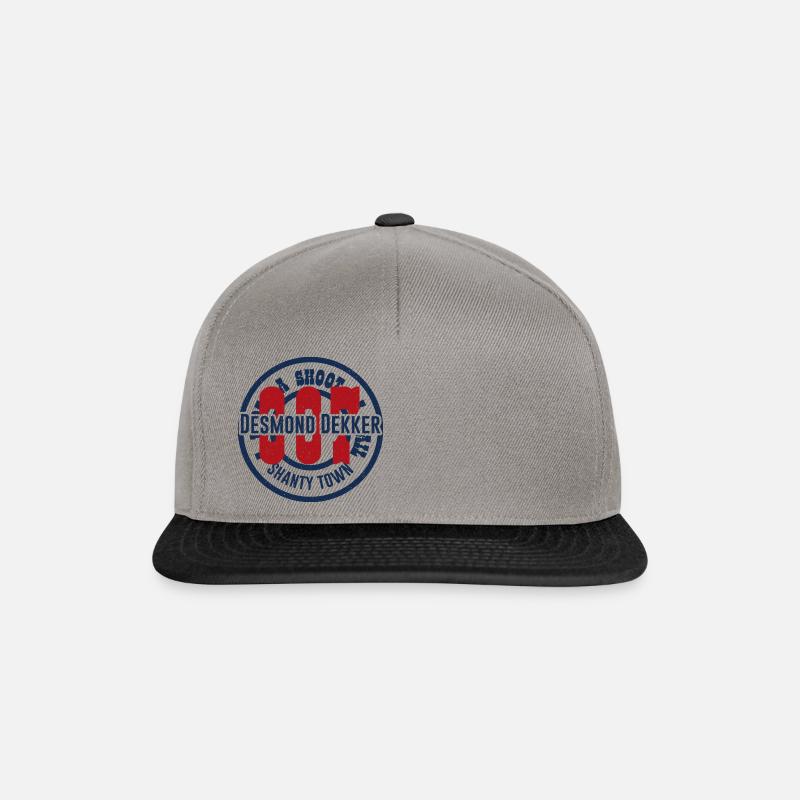 desmond dekker 007 - Casquette snapback - gris graphite/noir