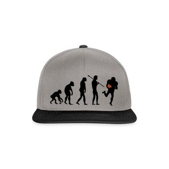 evolution football - Snapback Cap - Graphit/Schwarz - Vorne