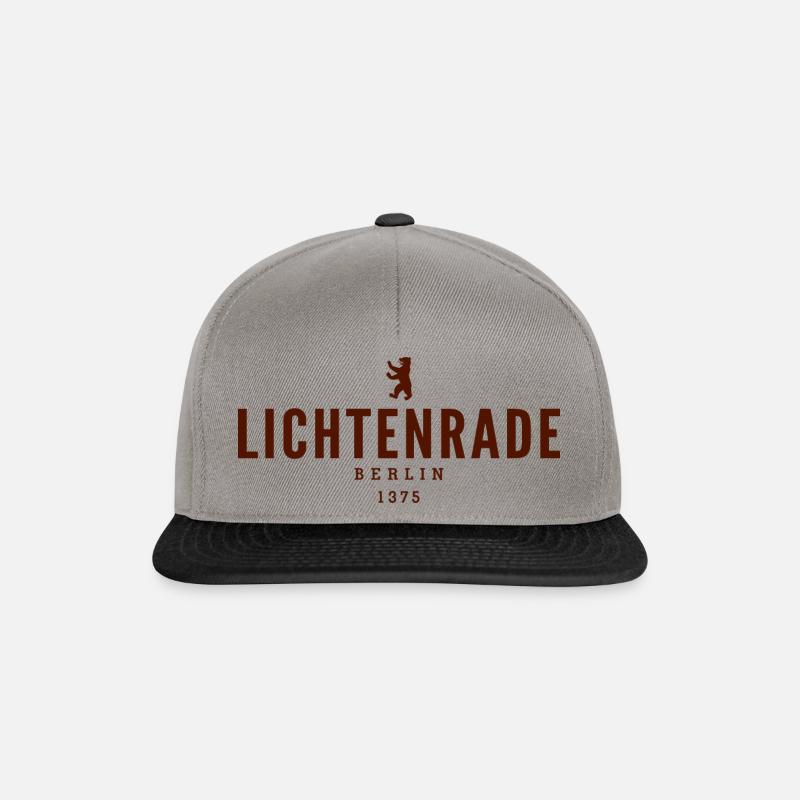 Lichtenrade - Snapback Cap - Graphit/Schwarz