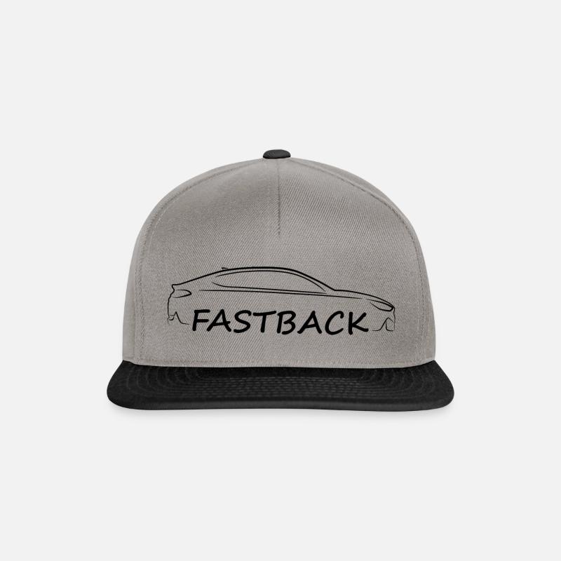 i30 fastback - Casquette snapback - gris graphite/noir