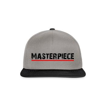 Masterpiece - Snapback Cap - Graphit/Schwarz - Vorne