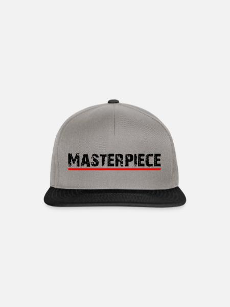 Masterpiece - Snapback Cap - Graphit/Schwarz