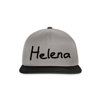 Helena - Casquette snapback - gris graphite/noir - Devant