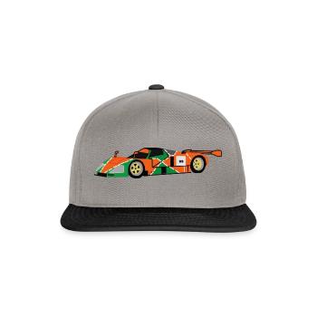 787b Actually finished 2 - Snapback Cap - graphite/black - Front