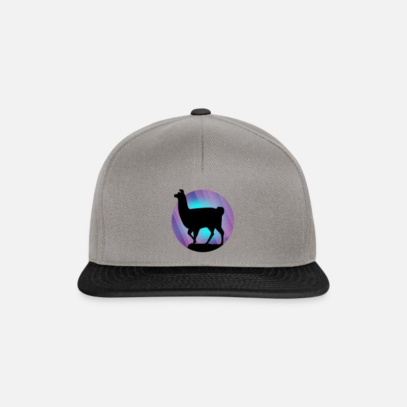 Lama Alpaka - Snapback Cap - Graphit/Schwarz