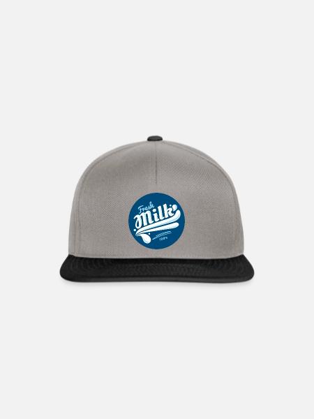 Fresh Milk - Snapback Cap - Graphit/Schwarz