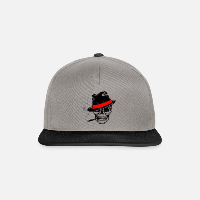totenkopf - Snapback Cap - Graphit/Schwarz