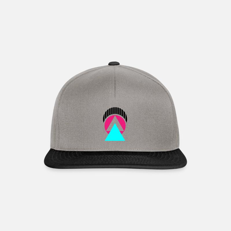 Retro - Snapback Cap - Graphit/Schwarz
