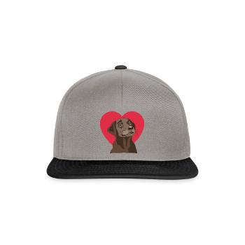 Labrador - Casquette snapback - gris graphite/noir - Devant