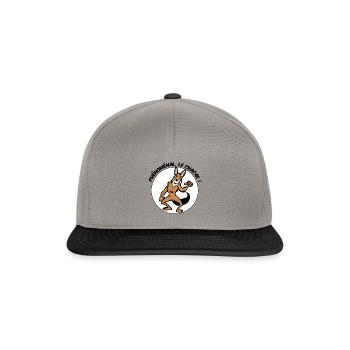 Phénoménal, le Chacal - Casquette snapback - gris graphite/noir - Devant