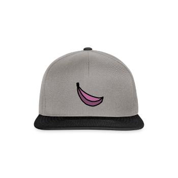 BANANE - Casquette snapback - gris graphite/noir - Devant