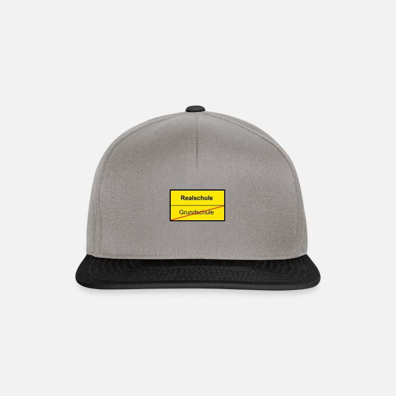 Bye Elementary School - Hello Realschule - Snapback Cap - graphite/black