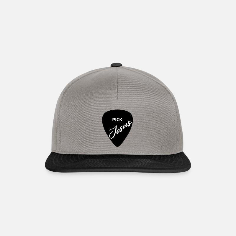 Choisir Jésus - Casquette snapback - gris graphite/noir
