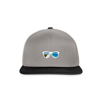 Holiday glasses - Snapback Cap - graphite/black - Front