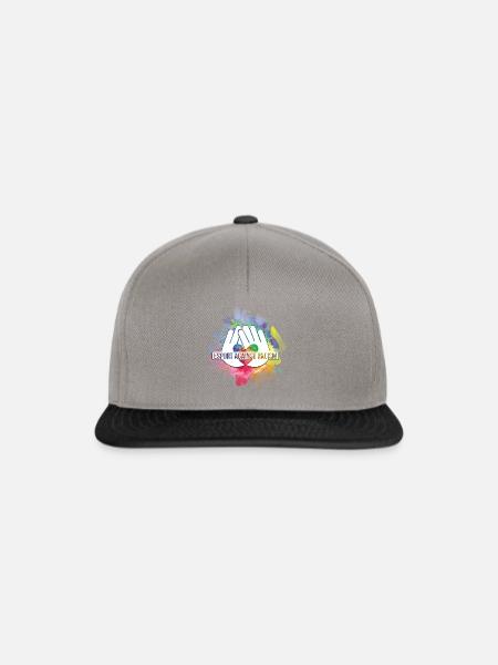 esport against racism - for a colourful world - Snapback Cap - Graphit/Schwarz